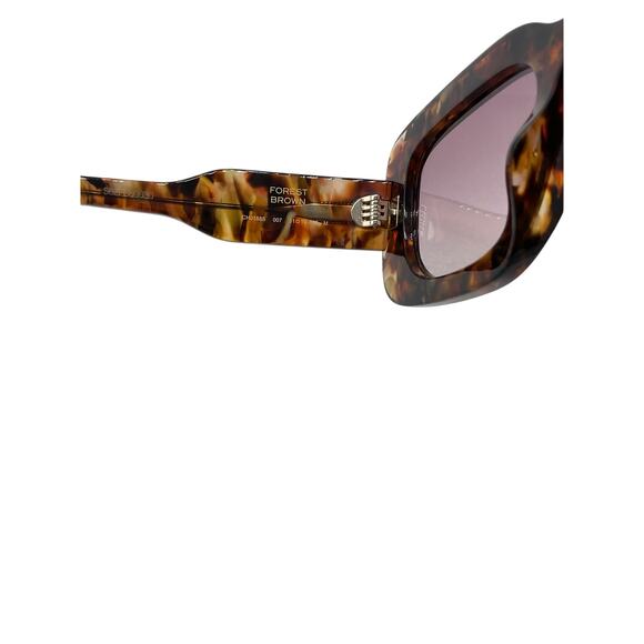 Chlo� Eyewear + Net Sustain Brown Acetate Gayia Square-Frame Tortoiseshell - Picture 4 of 4